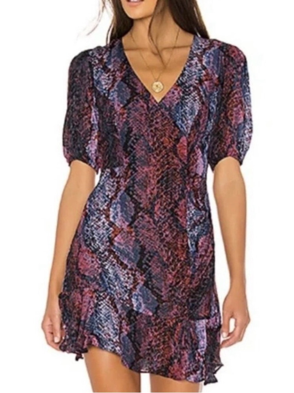 Parker women’s Soliana snake print dress